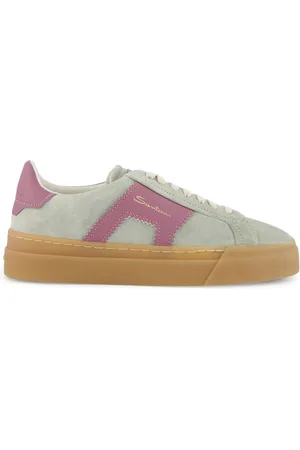 santoni Double Buckle trainers