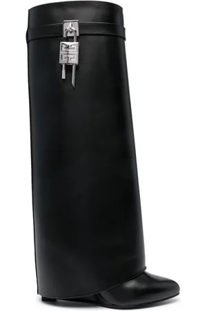 Givenchy Shark Lock 100mm leather boots