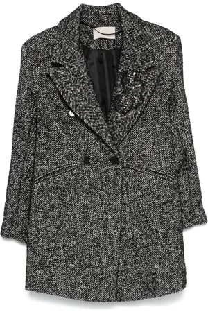 Kaos Herringbone coat