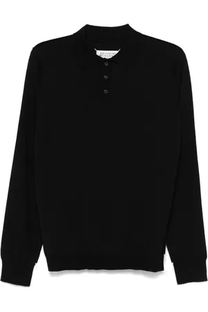Maison Margiela Fine-knit polo shirt