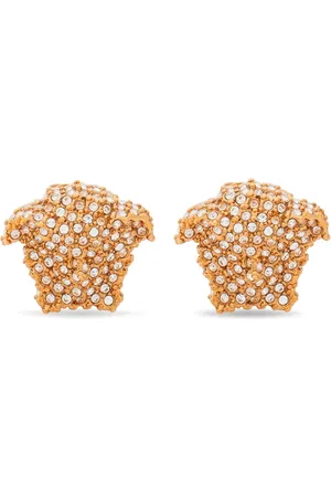 VERSACE Medusa crystal-embellished earrings