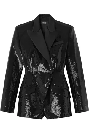 VERSACE Hourglass embellished playsuit