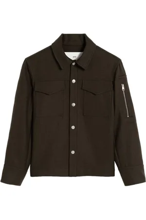 Ami Button-up wool shirt jacket