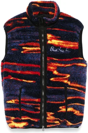 BLUE SKY INN Sunset Sea-print gilet