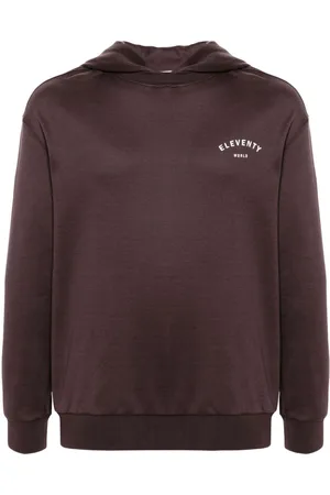 ELEVENTY Logo-print hoodie
