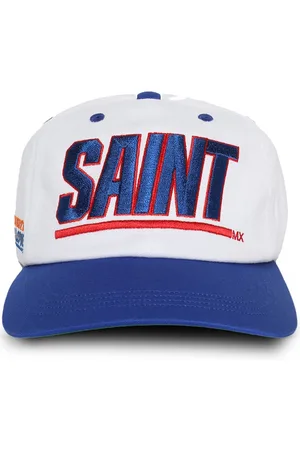 SAINT MXXXXXX Embroidered-logo cotton cap
