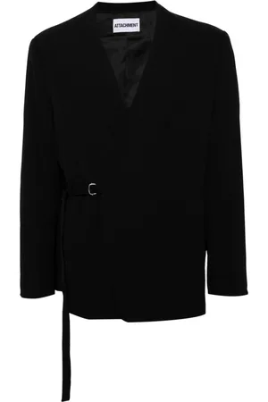 ATTACHMENT V-neck wool blazer
