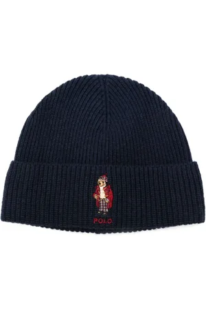 Ralph Lauren Polo Bear-motif beanie hat