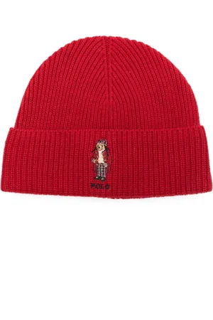 Ralph Lauren Polo Bear-motif beanie hat