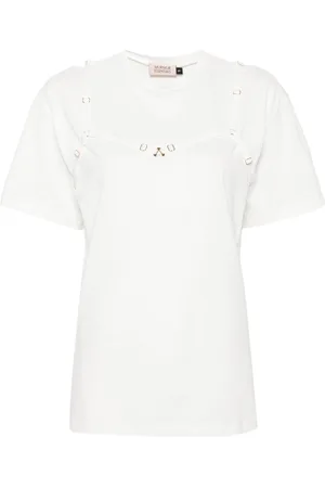 MURMUR Strap-detail T-shirt