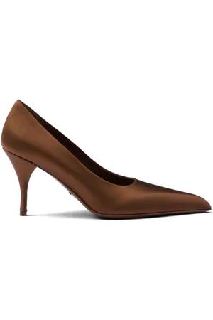 Prada 85mm satin pumps