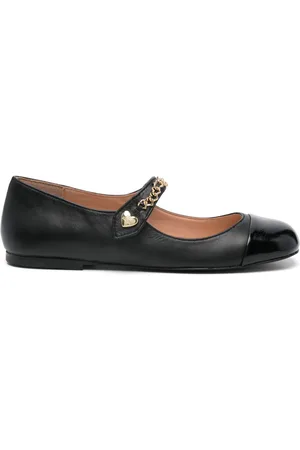 Moschino Chain link-detail ballet flats