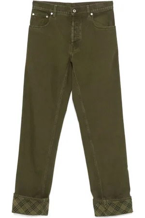 Burberry Turn-up hem jeans