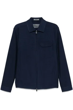 corneliani Textured shirt jacket