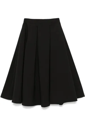 THEORY Pleated midi skirt