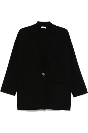 Liu Jo Ribbed-knit blazer