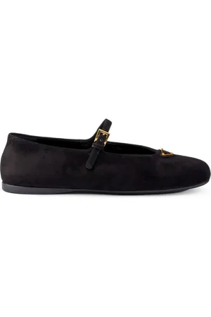 Prada Suede ballerina shoes
