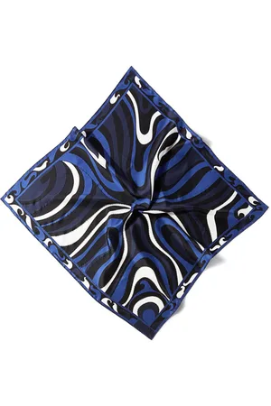 Puccini Large Marmo-print silk scarf