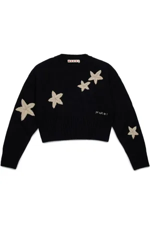 Marni Star intarsia-knit sweater