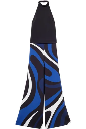 Puccini Marmo-print jumpsuit
