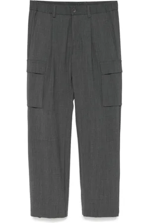 HERNO Pleat-detail tapered trousers
