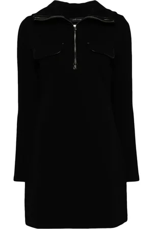 tout a coup Half-zip mini dress