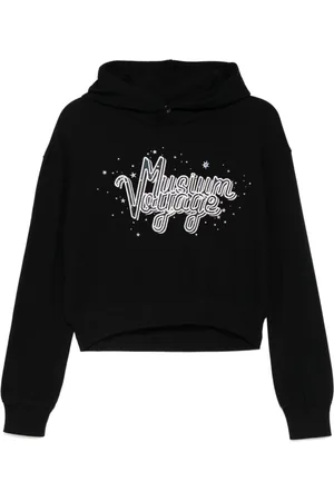 Musium Div. Logo embroidery hoodie