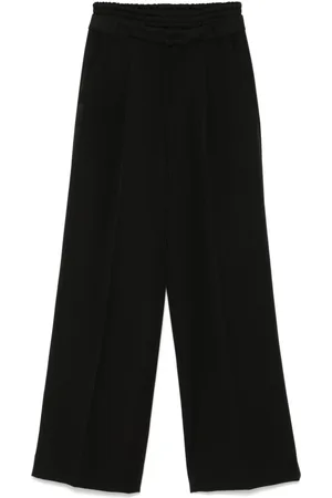 Liu Jo Layered-effect straight-leg trousers