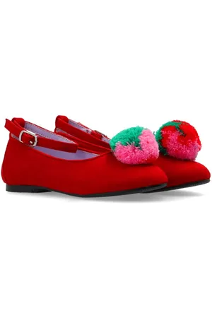Stella McCartney Fluffy Fruit ballerina shoes