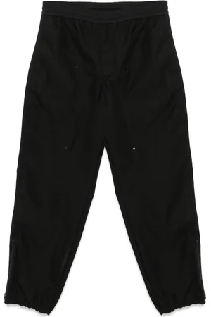 Moncler Embroidered-logo trousers
