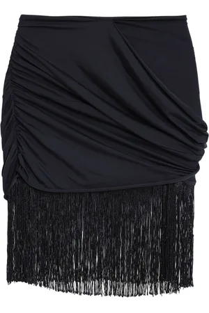 AMIR SLAMA Fringe-detail mini skirt
