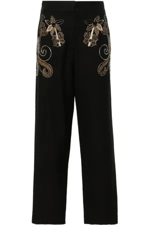 FORTE FORTE Beaded tapered trousers