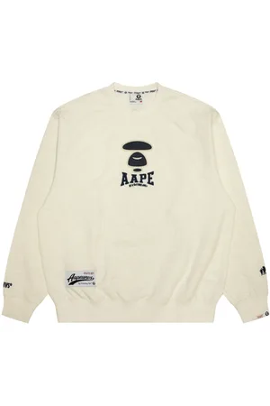 A Bathing Ape Logo-patch sweater