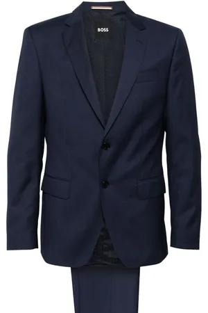 HUGO BOSS Striped single-breasted suit