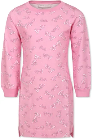 MONNALISA X Barbie logo sweatshirt dress