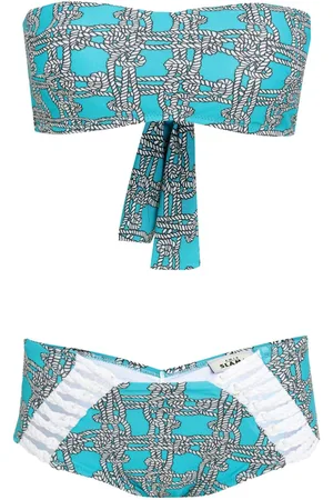 AMIR SLAMA Graphic print bikini