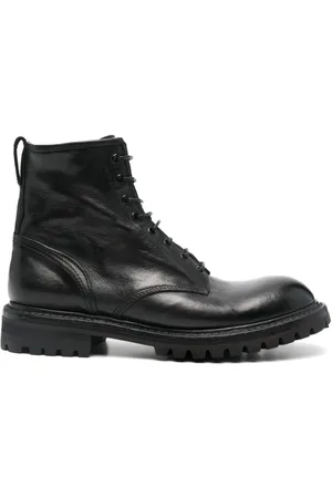 Premiata Leather combat boots