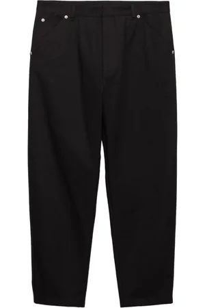 Prada Triangle-logo tapered trousers