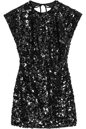 Ganni Sequin-embellished mini dress