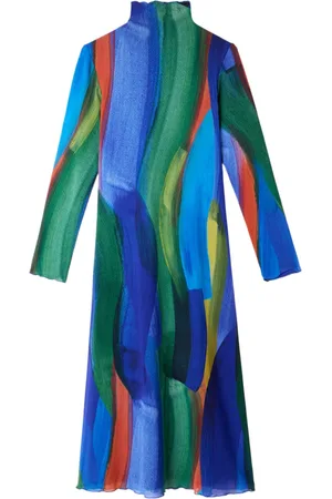 SUNNEI Pennellata midi dress