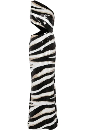 Elie saab Asymmetric sequin dress