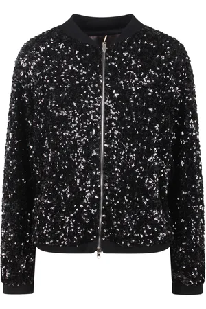 HERNO Sequin-embellished bomber jacket