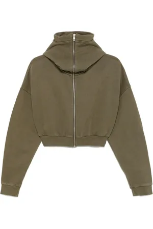 Entire Studios Cropped full zip hoodie