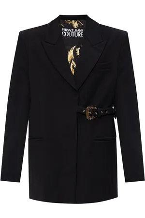 VERSACE Decorative buckle blazer