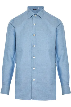 Finamore Cutaway collar shirt