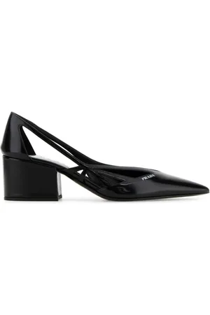 Prada 55mm debossed-logo pumps