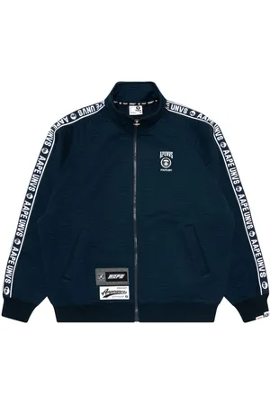 A Bathing Ape Logo zip-up sweatshirt