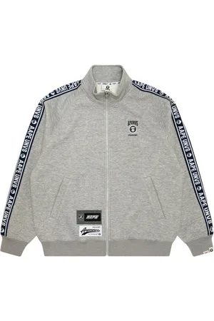 A Bathing Ape Zip-up logo sweatshirt