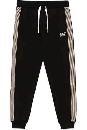 EA7 Side-stripe track pants