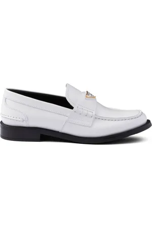 Prada Brushed leather loafers